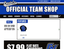 Tablet Screenshot of gvsuteamshop.com